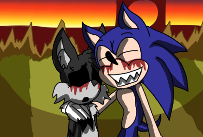 Sonic.exe and Tails.exe by sonicydannyphantom on DeviantArt