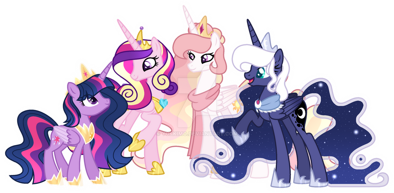 Mlp Former Rulers Mlp (Next Gen) The oldest princesses by yukkimo on DeviantArt