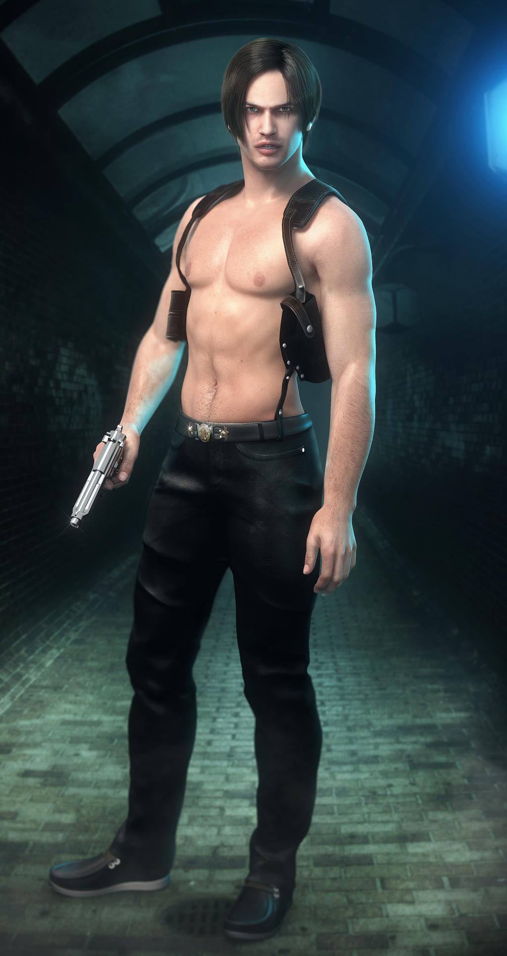 Leon S Kennedy Shirtless Version By JavierMicheal On DeviantArt leon-s-kennedy-shirtless-version-by-javiermicheal-on-deviantart