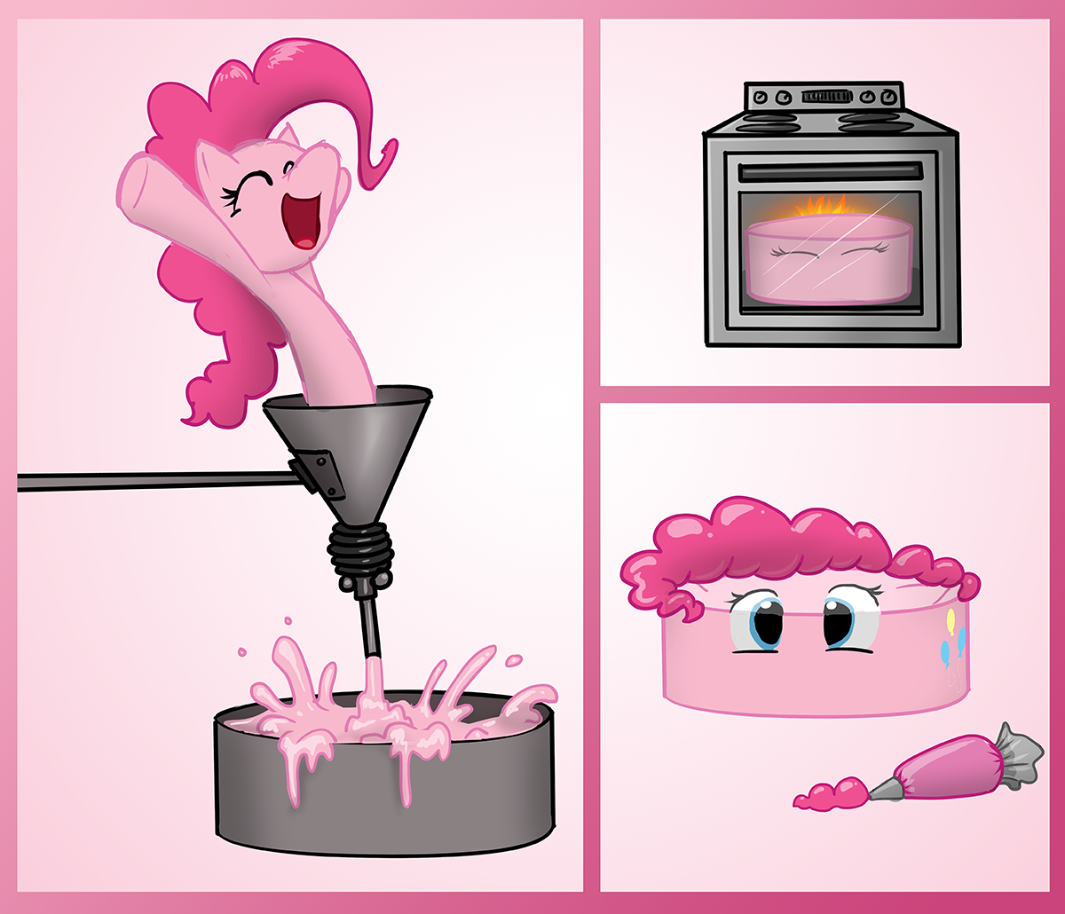Pink Cake Deviantart Tasty Pinkie Cake by MistressCelestia on DeviantArt