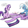 Best Friends Flattening Together