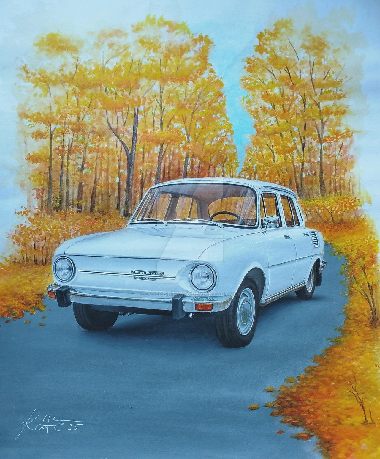 Skoda 110L autumn ride