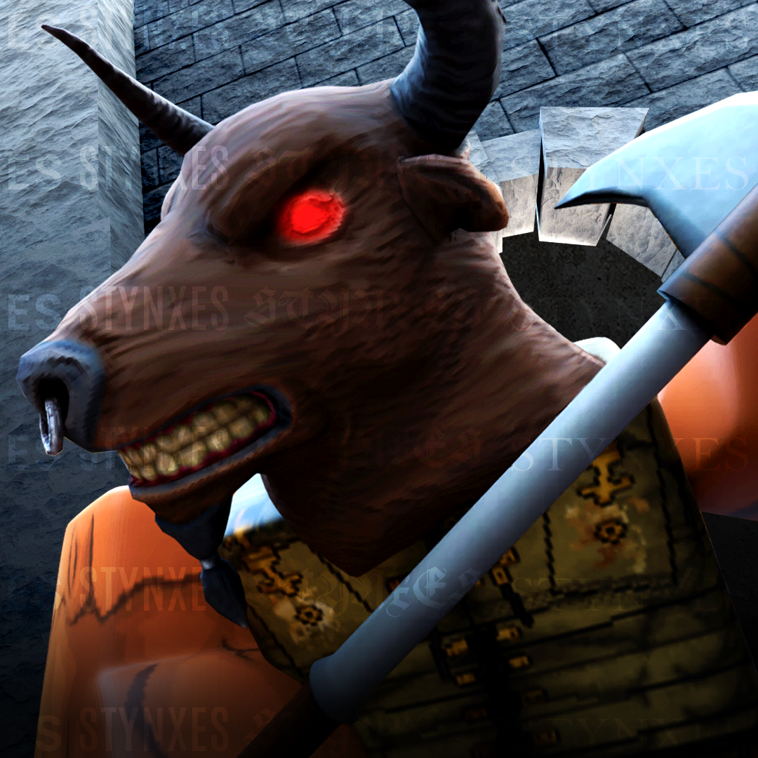 Minotaur Icon by Stynxes on DeviantArt