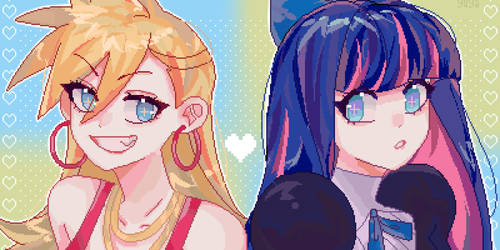 pixel Panty and Stocking