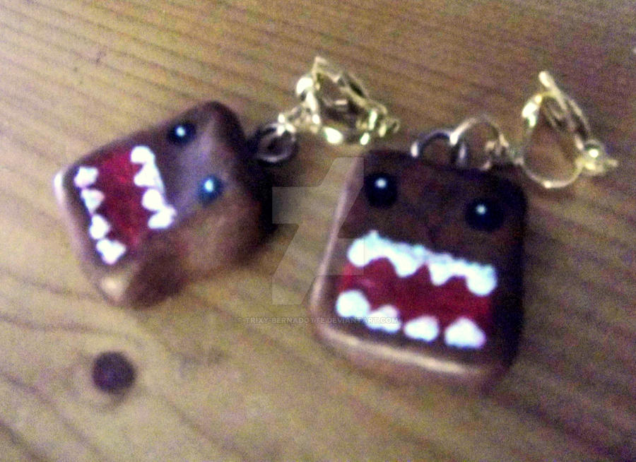 My Domo kun earrings