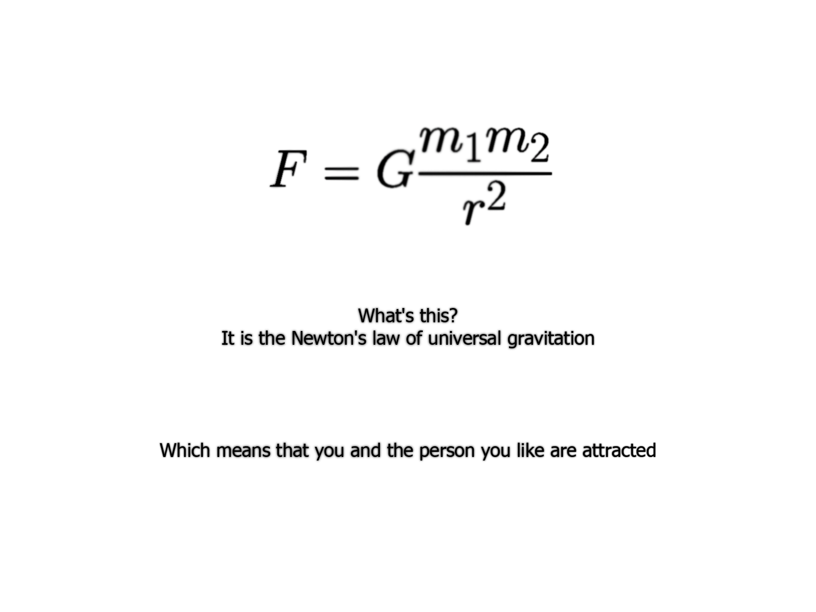 The Newton's Law