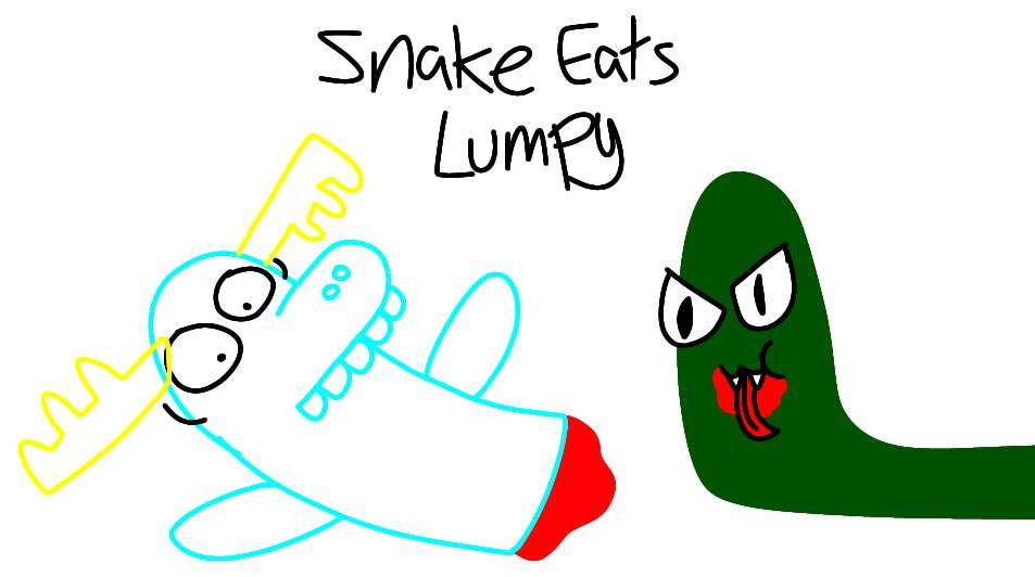 Lumpy Snake Snake Eats Lumpy (request) by ImRubby on DeviantArt