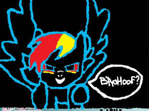 rainbow dash chalkboard speedpaint cover