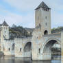 Medieval bridge - Pont Valentre - Cahors 03