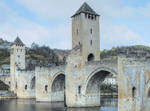 Medieval bridge - Pont Valentre - Cahors 03
