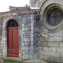 Medieval door and oculus - Cahors 16