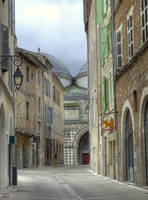 Medieval street and cathedral - Cahors 12