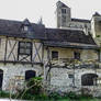 St Cirq Lapopie 08 - medieval houses and church