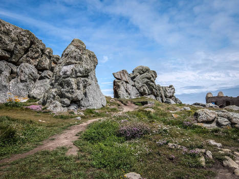 Ouessant Island 19 -  Rocks and Heather