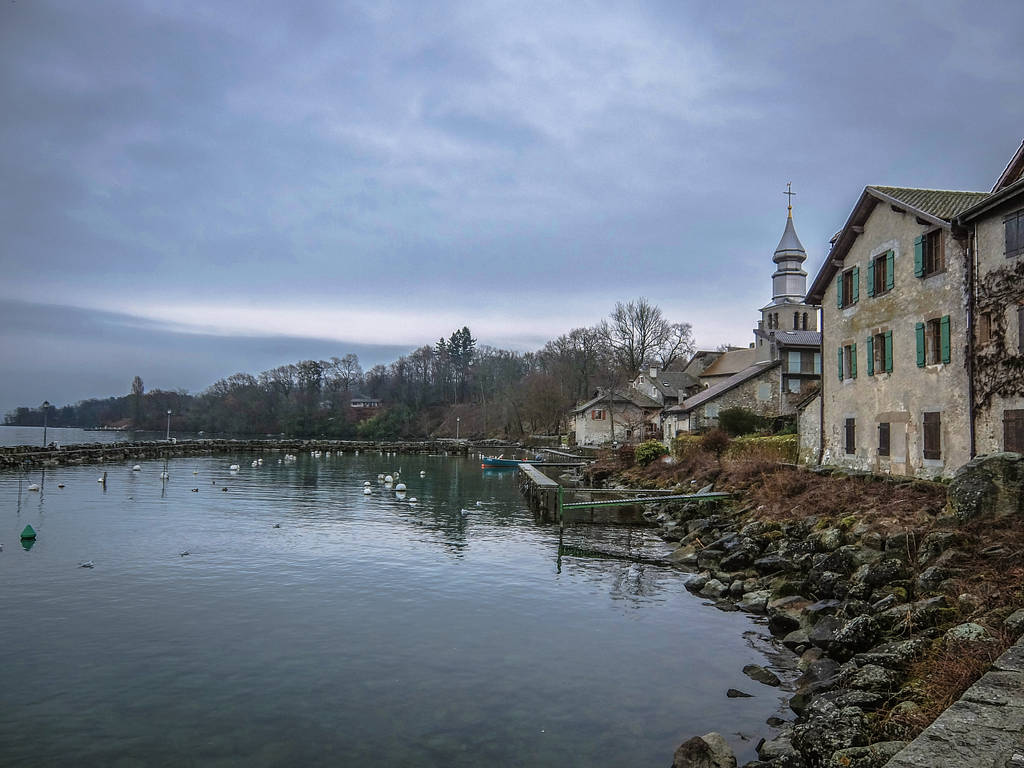 Yvoire 004 - Village on the Lake by HermitCrabStock