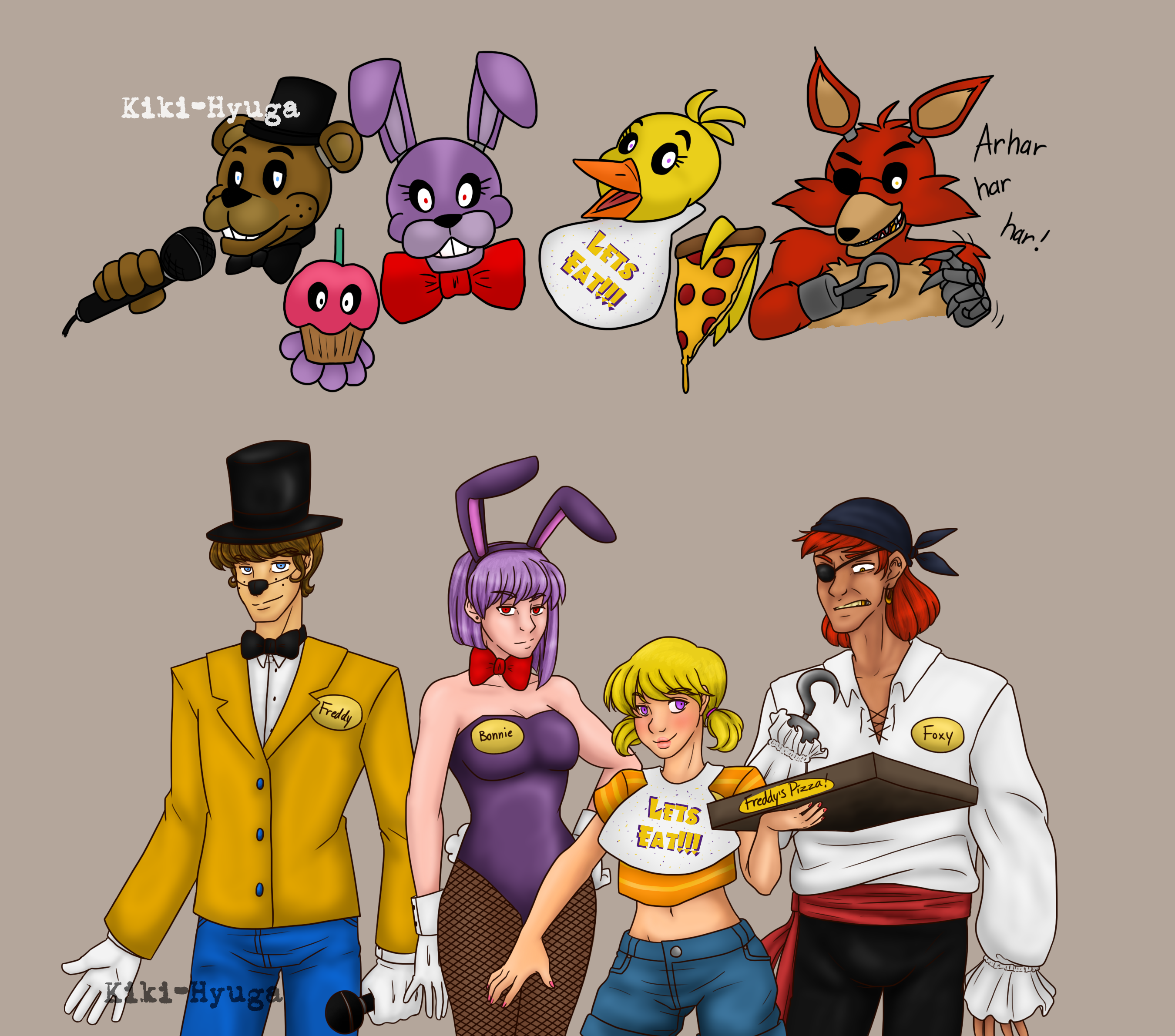 FNAF - Animatronic OC's by La-Mishi-Mish on DeviantArt