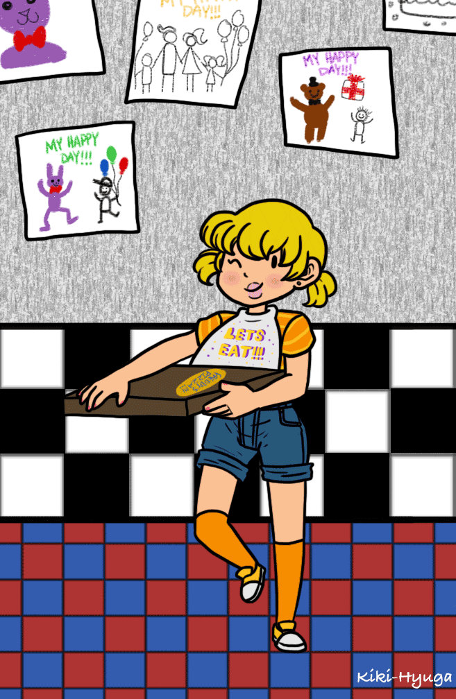 FNAF - Chika gif by La-Mishi-Mish on DeviantArt