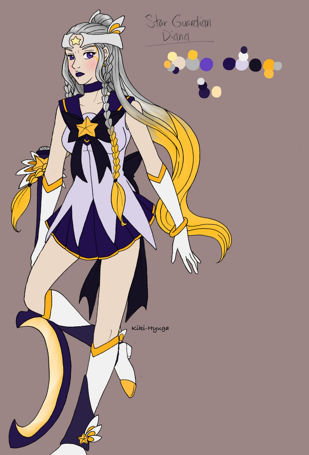 LoL - Star Guardian Diana skin design