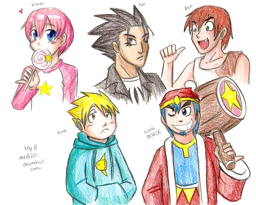 Humanized Kirby's Epic Yarn Villains (Sketches) : r/Kirby