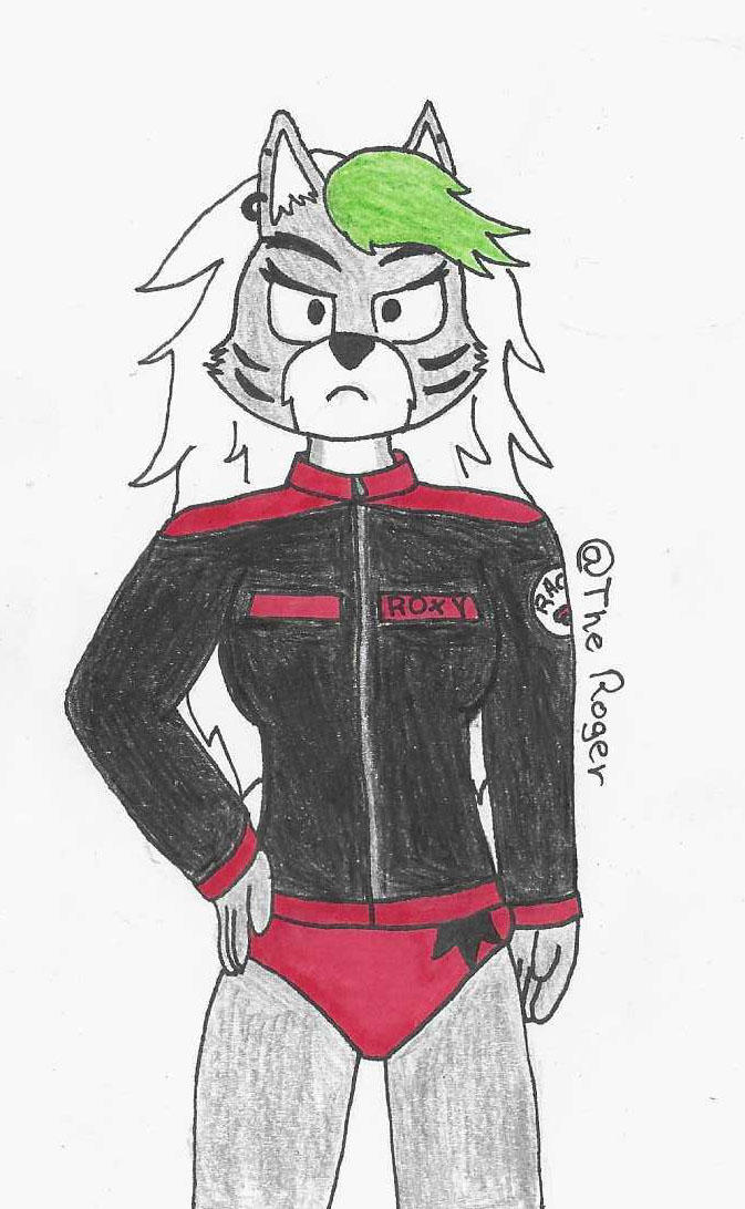 Roxy with race uniform by TheRoger3 on DeviantArt