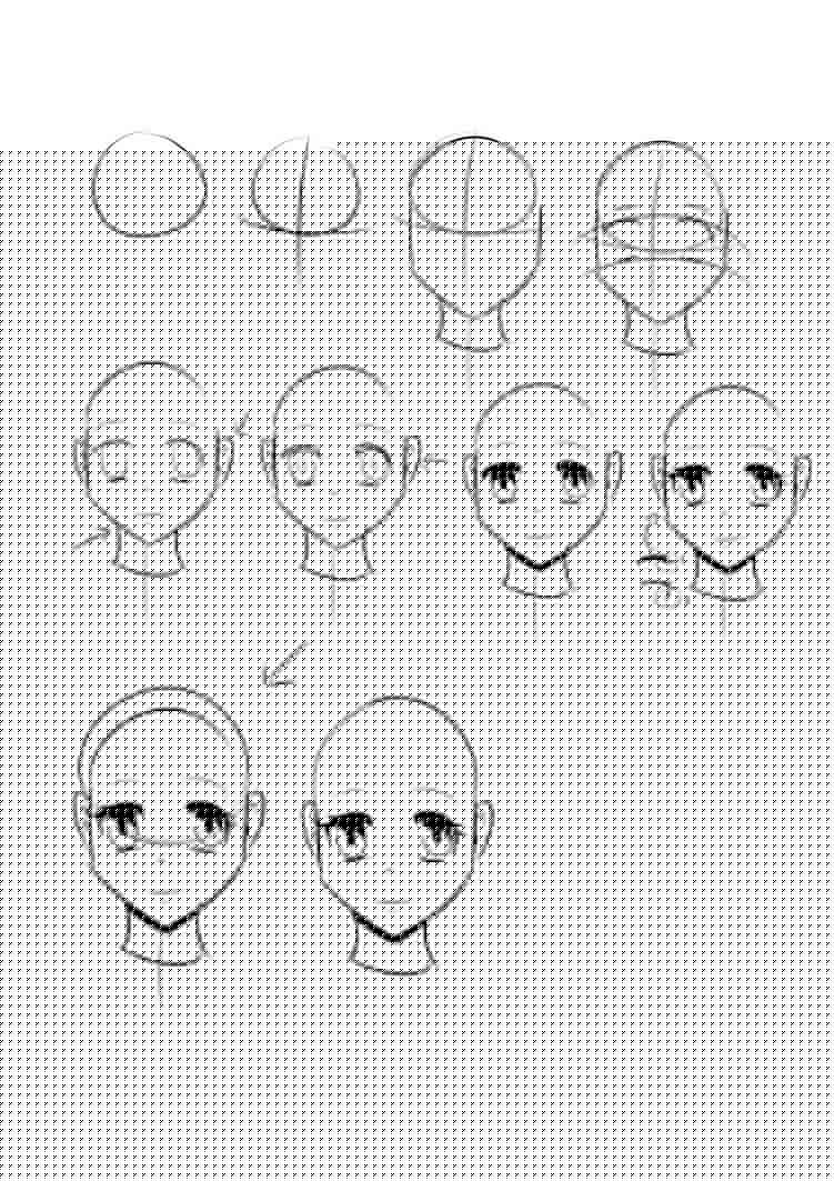 Tutorial- basic manga head FEMALE by kattugglan on DeviantArt