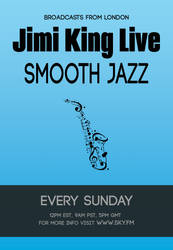 Jimi King Smooth Jazz Flayer