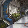 Mars station corridor 01