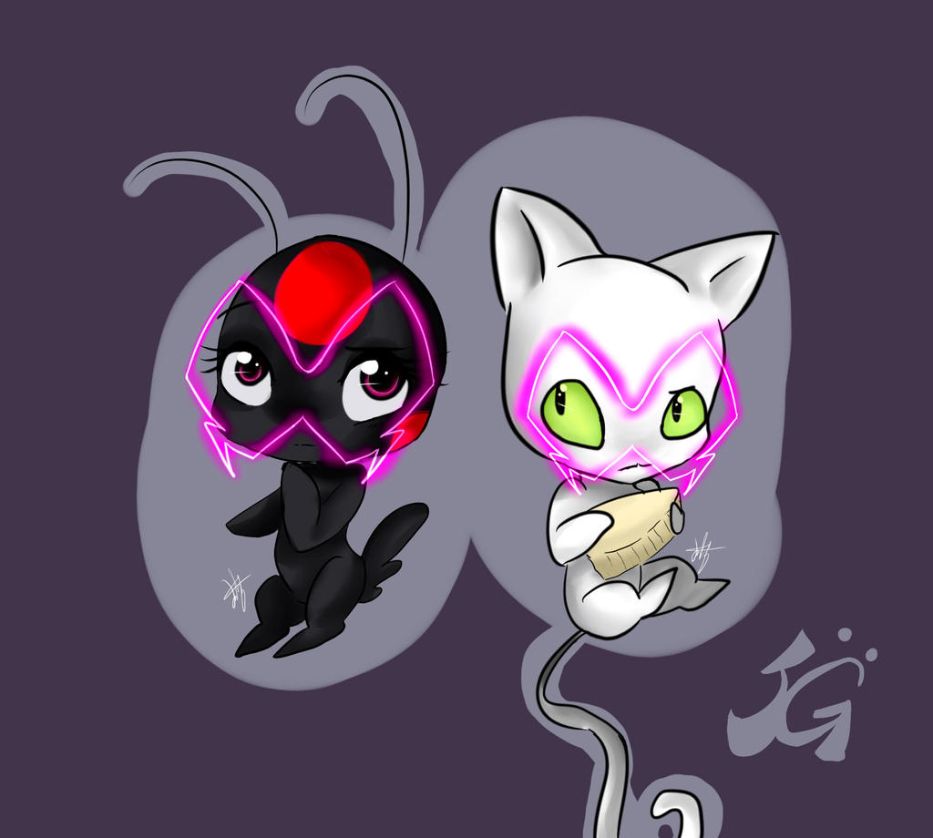 Tikki Plagg akumatizados by Acane123 on DeviantArt