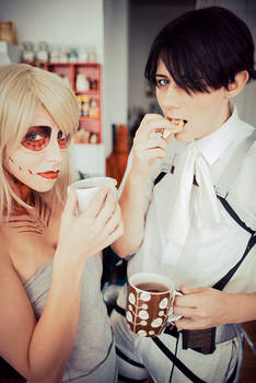 Attack on TEA-tan-TIME //backstage