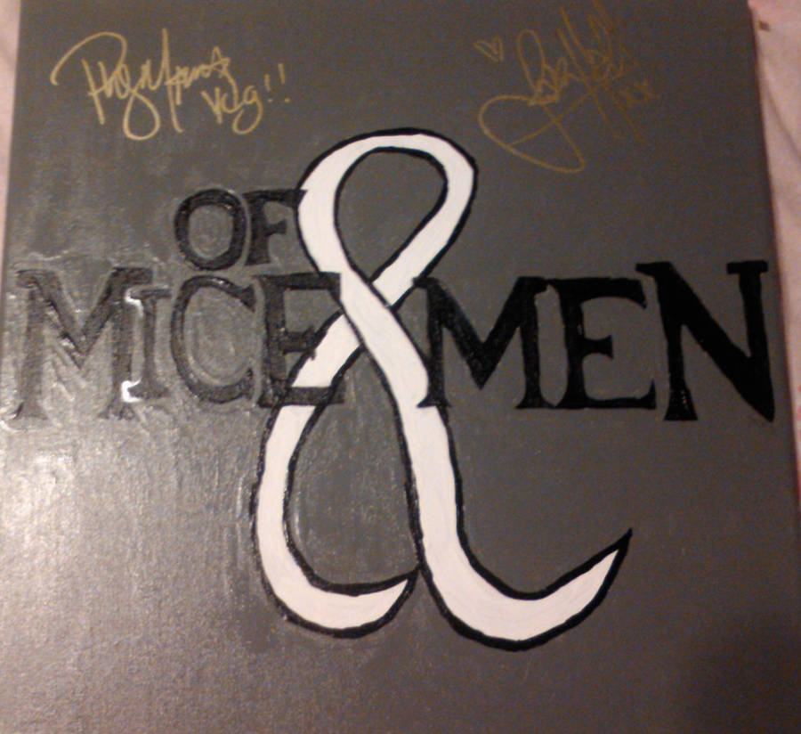 Of Mice and Men logo by SoCUTEicleNails
