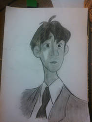 George from disney's Paperman