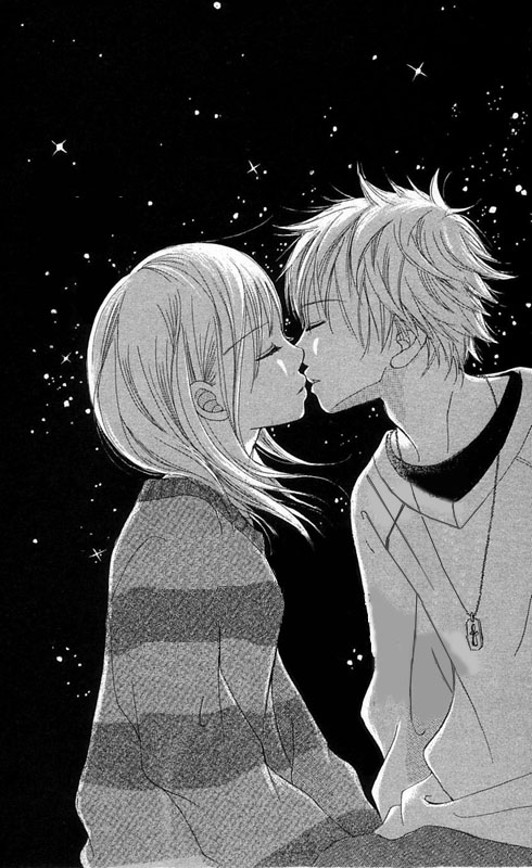 anime kiss by lela44 on DeviantArt