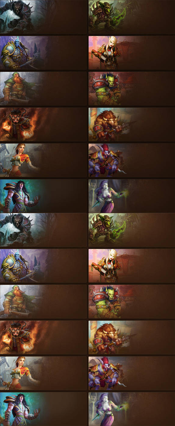 WoW Races Cards by ADDOriN on DeviantArt