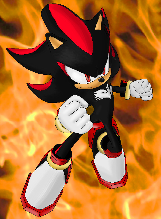 Fire Shadow The Hedgehog
