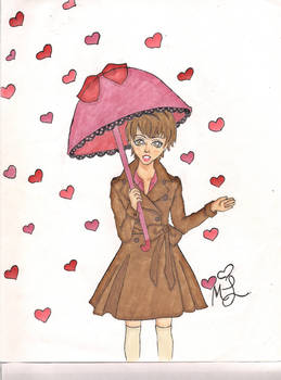 v-day: its rainin hearts