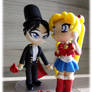 Sailor Moon and Tuxedo