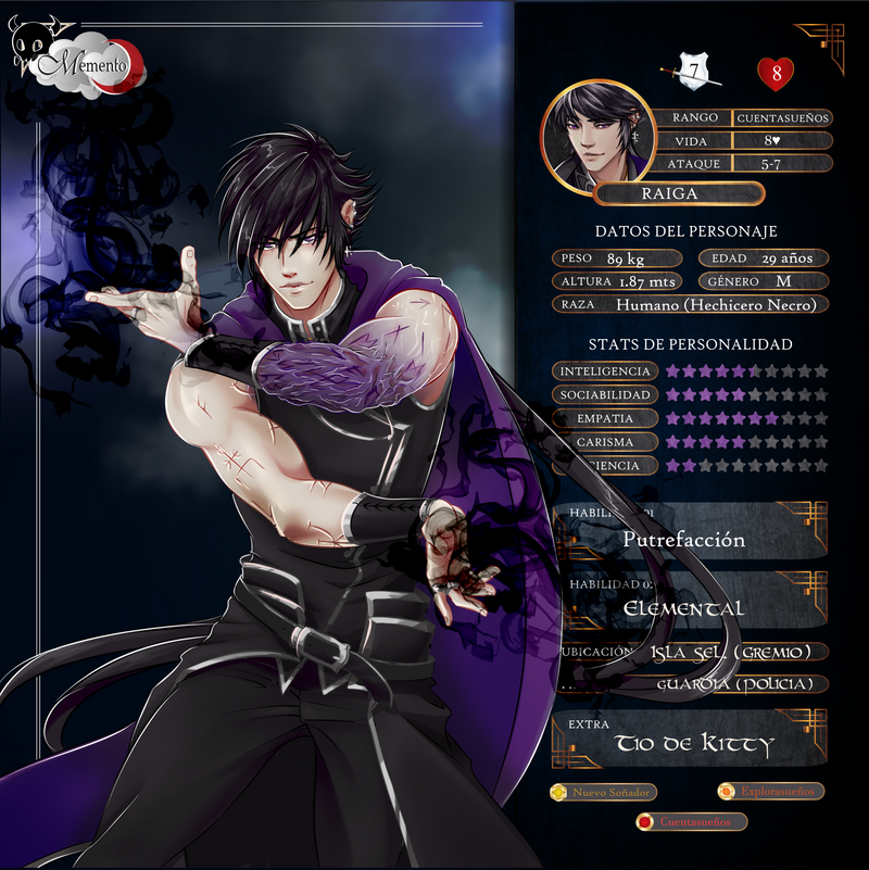 Raiga Raka ficha Raiga by niallarts on DeviantArt