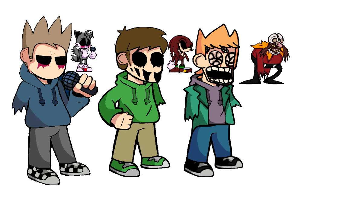 Tom, Edd And Matt As FNF Triple Trouble Characters by SuperManTrueDue on  DeviantArt