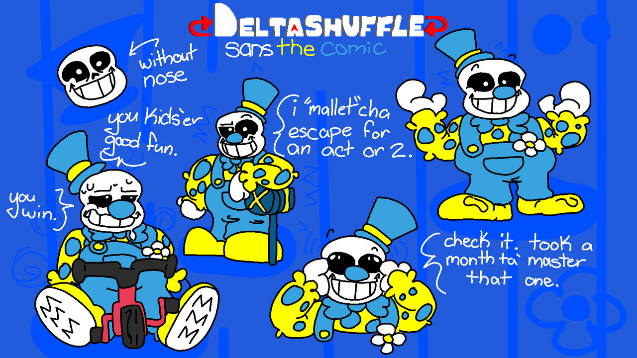 sans (the comic) Reference Sheet by DELTASHUFFLE on DeviantArt