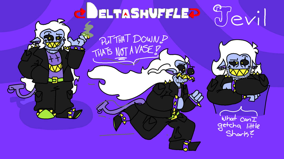 Jevil Reference Sheet by DELTASHUFFLE on DeviantArt