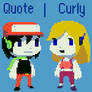 Quote and Curly RPG Sprite Preview
