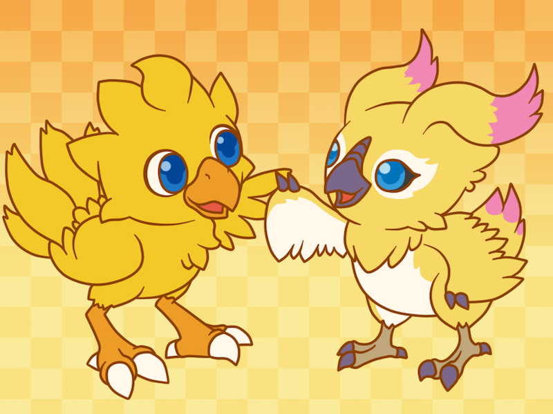 Chocobo and Rappy by Aviarei on DeviantArt