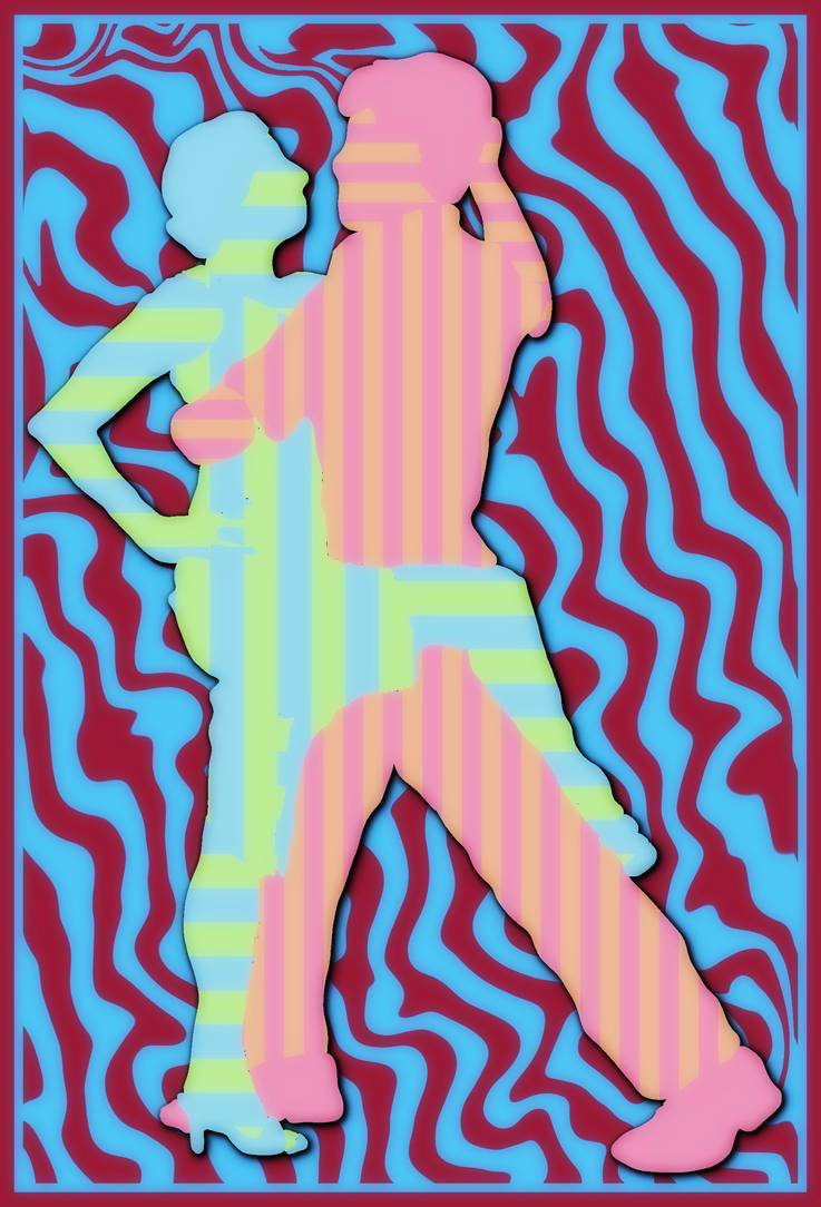 Striped tango dancers by muffinn2 on DeviantArt
