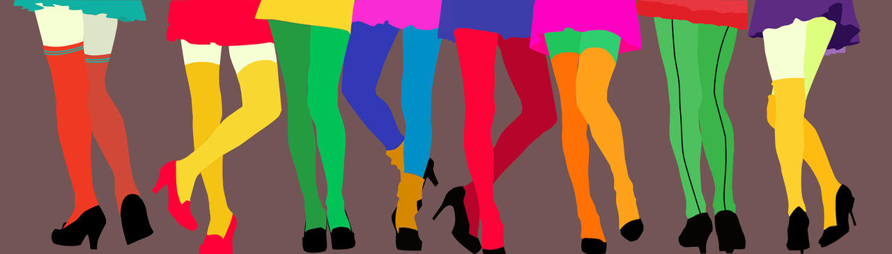 Colourful Legs by muffinn2 on DeviantArt