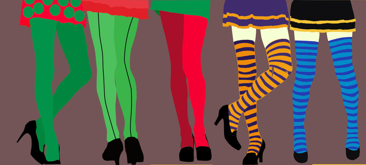 Color Legs Colourful Long Legs by muffinn2 on DeviantArt