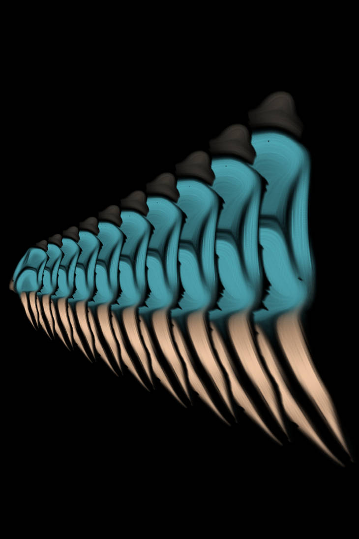 Line of women in blue by muffinn2 on DeviantArt