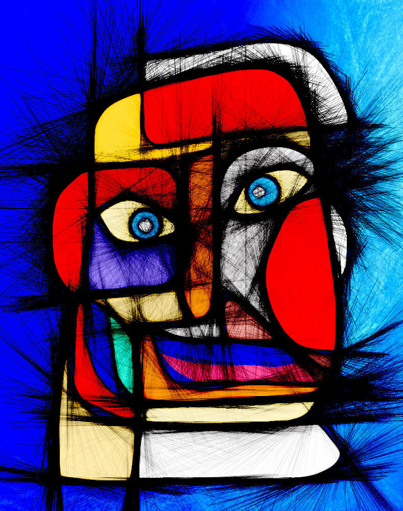 Distorted face sketch by muffinn2 on DeviantArt