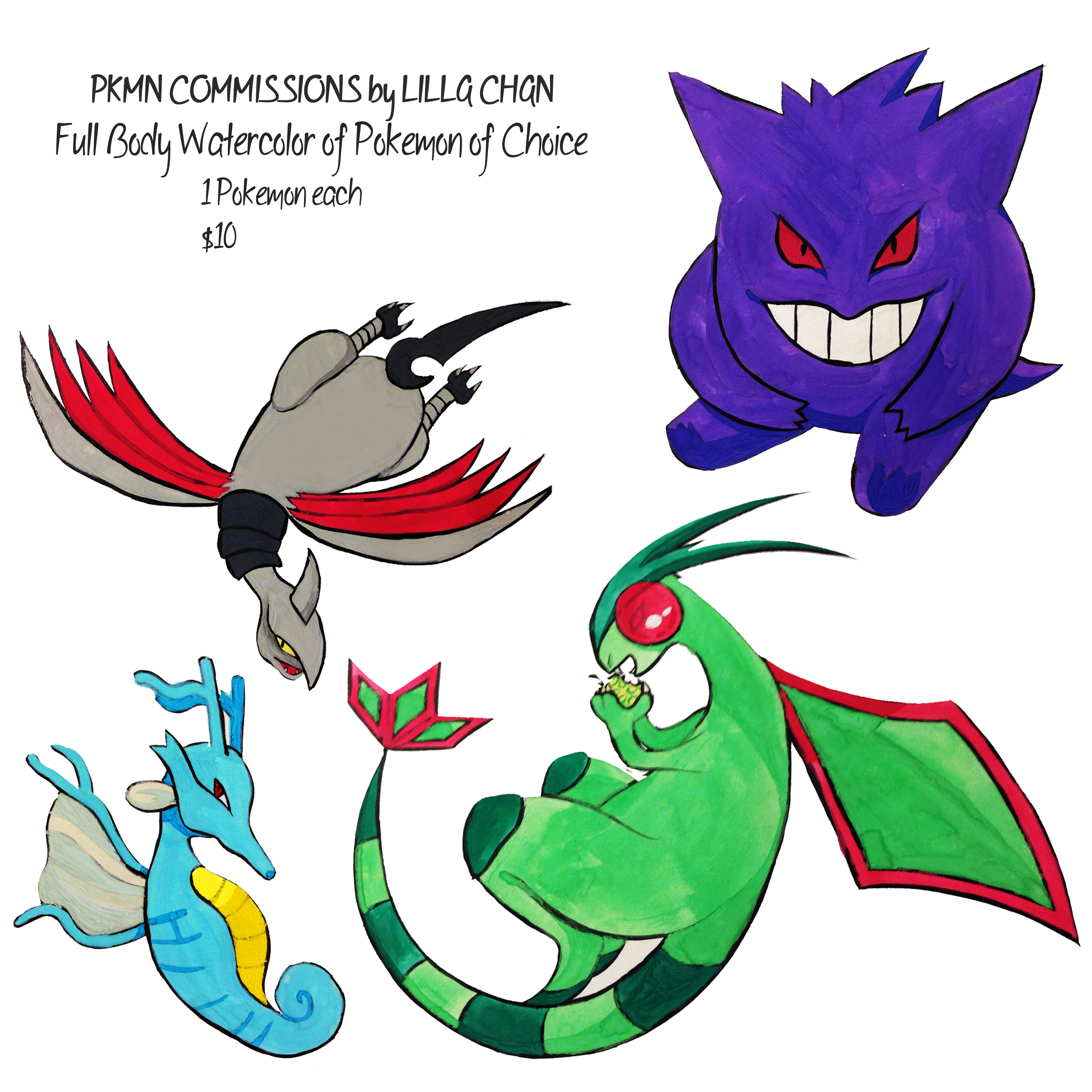 Pokemon Color Commissions