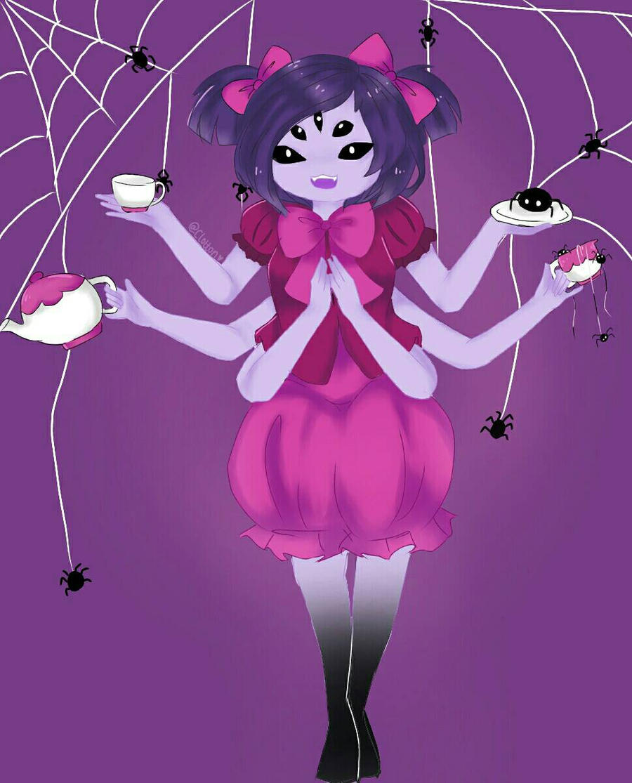 Muffet Raffle Muffet (Undertale) by ClottonCandy on DeviantArt