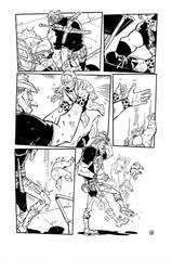 Bob Zombie page 4 inks